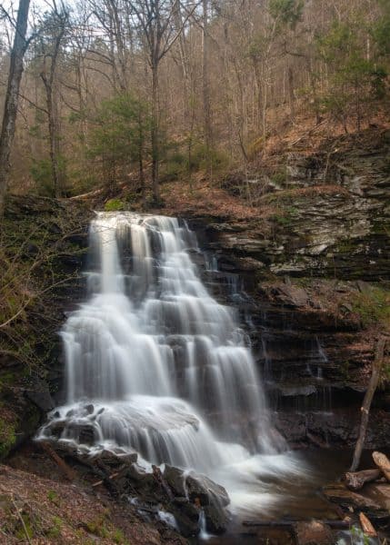 Erie Falls as seen during a Ricketts Glen Photography Workshop