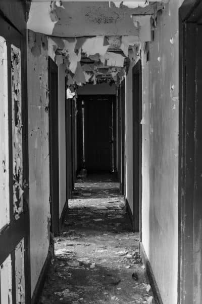 Boarding house at Yellow Dog Village in Worthington, Pennsylvania