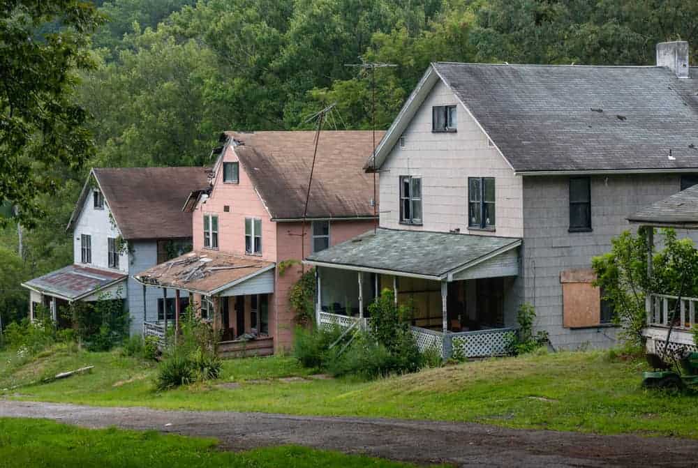 Inside the abandoned Yellow Dog Village in Worthington, Pennsylvania