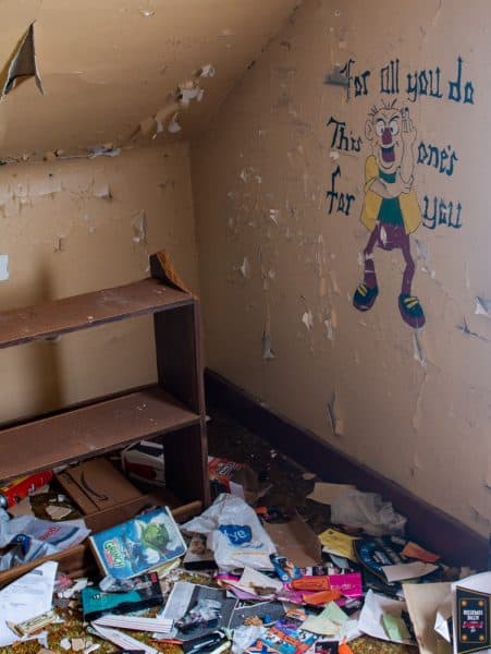 Abandoned belongings at Yellow Dog Village in western Pennsylvania