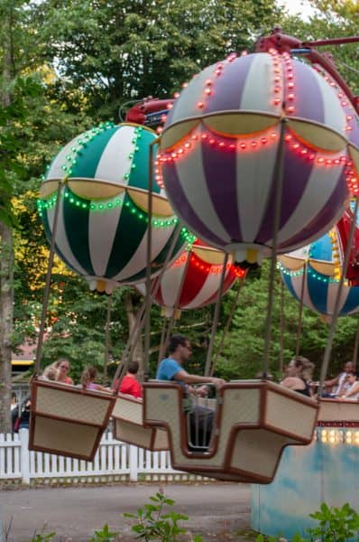 Balloon ride at Idlewild near Latrobe, PA