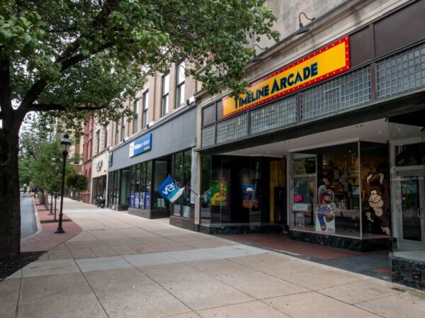 Timeline Arcade in downtown York, Pennsylvania