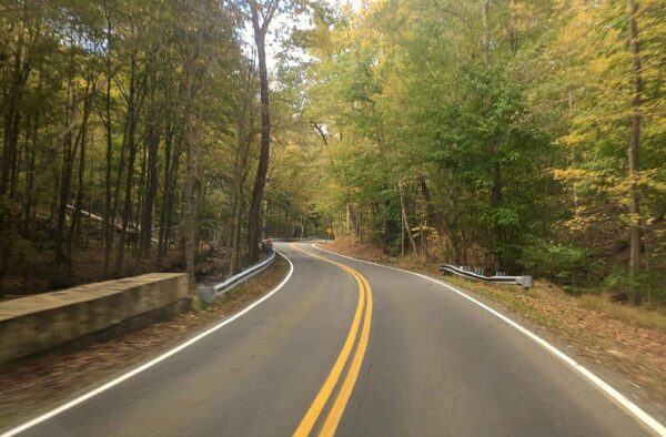 A beautiful road near Sewickley, Pennsylvania