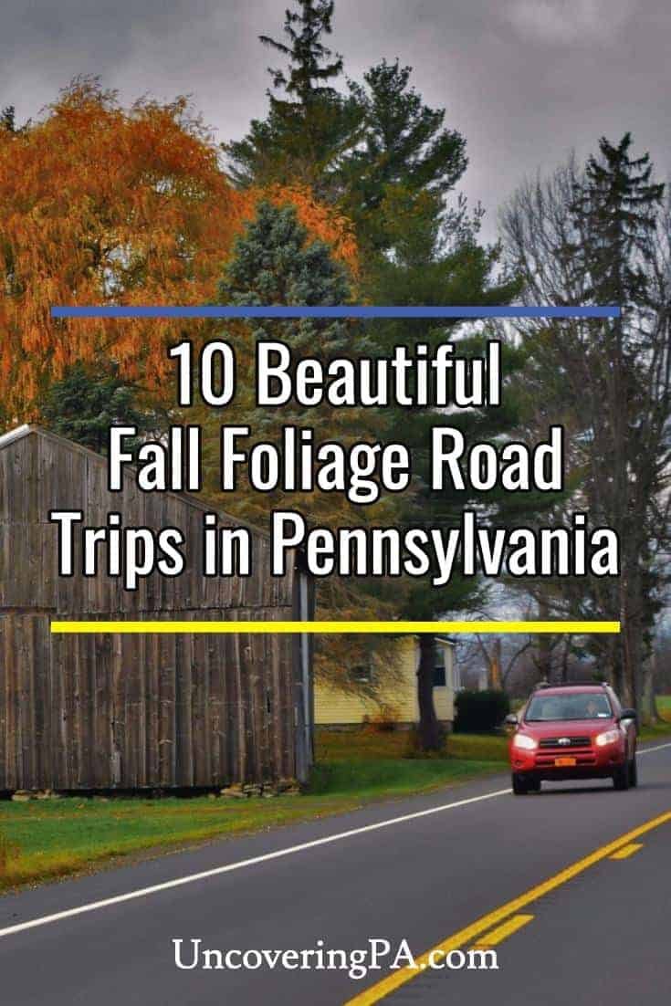 10 of the best fall foliage road trips in Pennsylvania #pa #autumn