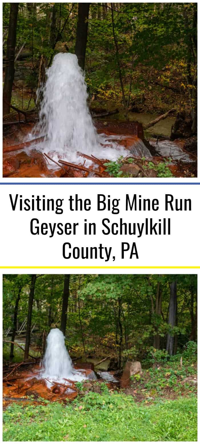 Visiting the Big Mine Run Geyser in Schuylkill County, Pennsylvania