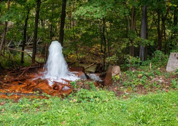 Big Mine Run Geyser in Pennsylvania