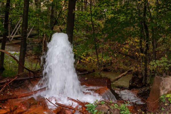 Big Mine Run Geyser in Pennsylvania