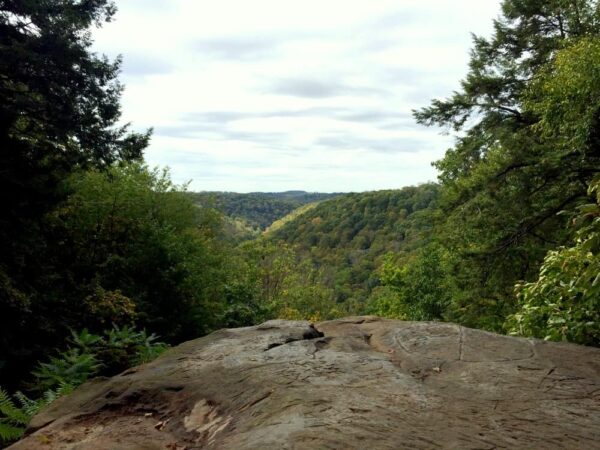 Cleland Rock vista in McConnells Mill State Park