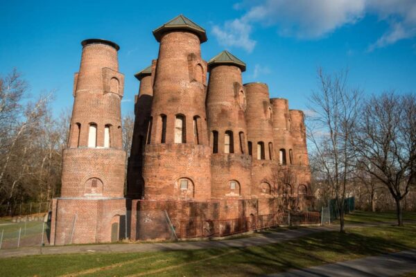 De Coplay Kilns in de Lehigh Valley van Pennsylvania