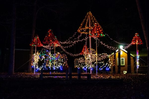 Carousel at Hershey Sweet Lights near Harrisburg, PA