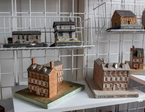 Architectural models at the History Center on Main in Tioga County, Pennsylvania