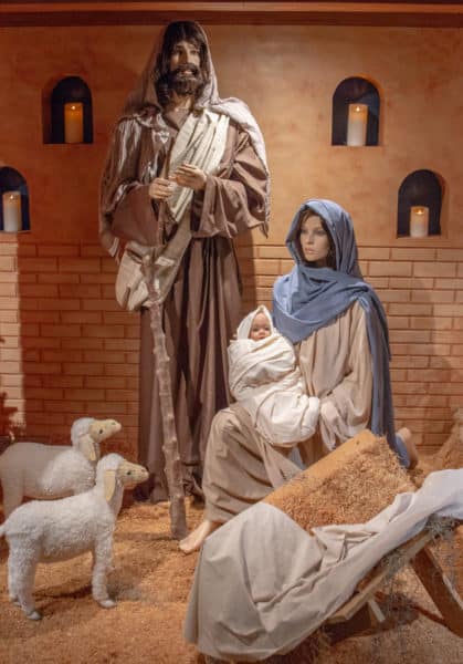 Nativity set at Kraynak's Christmas Display in Hermitage, PA