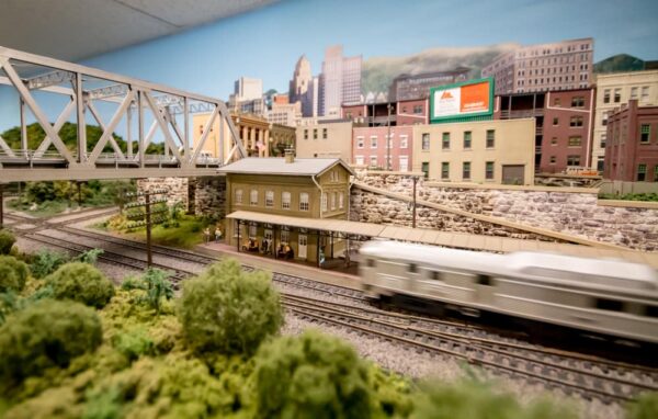 Train show at the Lehigh and Keystone Valley Model Railroad Museum in Bethlehem, Pennsylvania