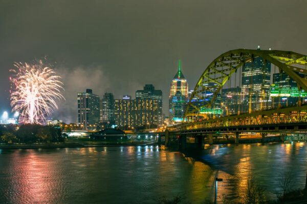 Light Up Night Fireworks in Pittsburgh