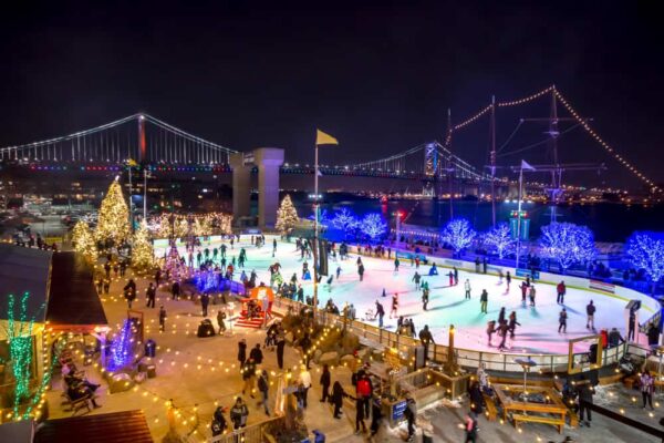 RiverRink WinterFest in Philadelphia on New Year's Eve