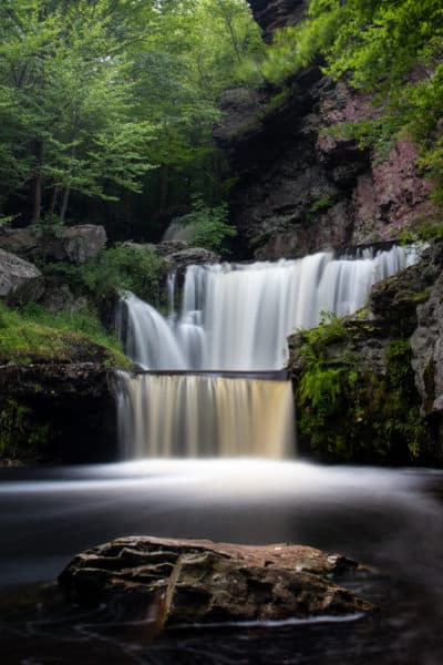 Photos of Pennsylvania waterfall in the Poconos
