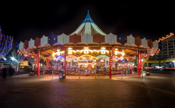 Carousel at Hersheypark's Christmas Candylane