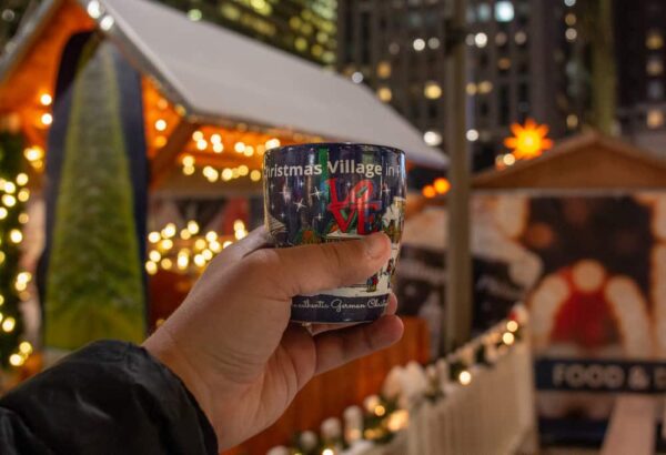 Glühwein at the Christmas Village in Center City Philadelphia