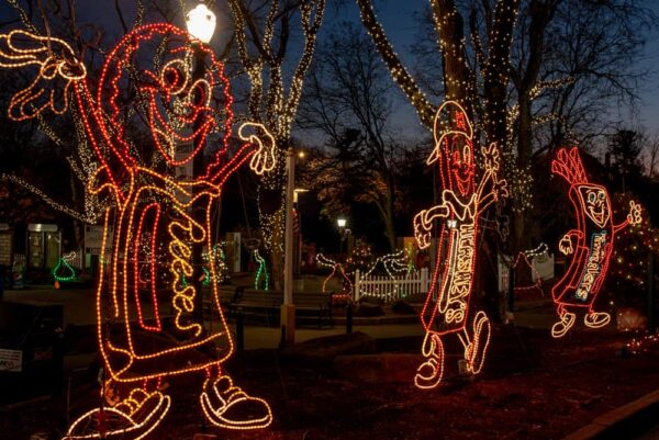 Hersheypark Christmas Candylane is one of the best things to do during Christmas in Pennsylvania