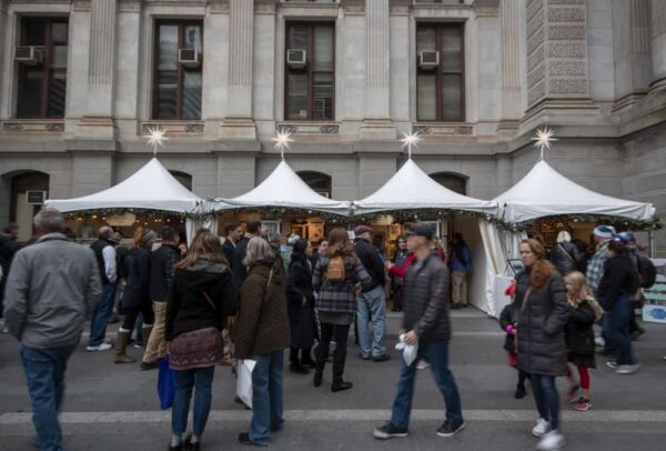 Christmas in Dilworth Park in Philly