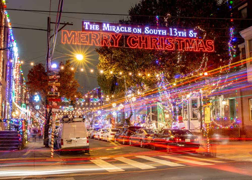 The Miracle on South 13th Street: Festive Christmas Lights in South Philly - Uncovering PA