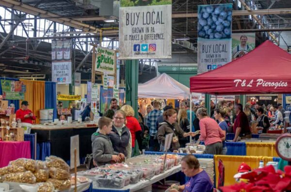 Main Hall vendors at the Pennsylvania Farm Show in Harrisburg