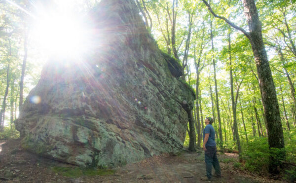 Beartown Rocks in Clear Creek State Forest in Pennsylvania