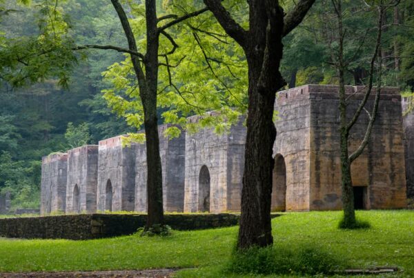 Kilns along the Limestone Loop at Canoe Creek State Park in Blair County PA