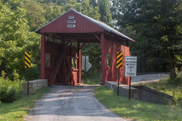 Krepps Covered Bridge is one of the closest covered bridges to Pittsburgh, PA