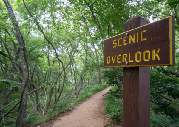 Scenic overlook at Neshaminy State Park