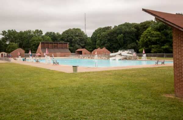 Pool at Neshaminy State Park near Philadelphia, Pennsylvania