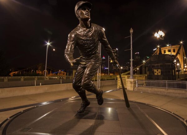 Seeing the Roberto Clemente Statue is a must while spending a sports weekend in Pittsburgh