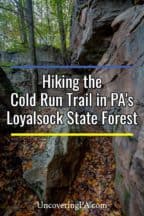 Hiking the Cold Run Trail in Loyalsock State Forest in Pennsylvania