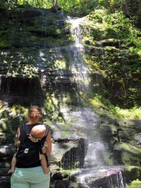 Chimney Hollow Waterfall in the PA Grand Canyon