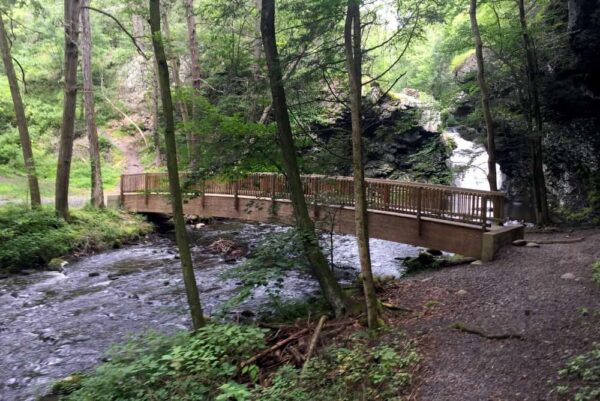 Bridge at Marshall's Falls near Stroudsburg, PA