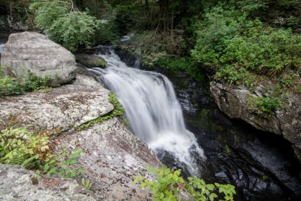 View from top of Marshall's Falls in Monroe County, Pennsylvania