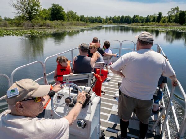 Pontoon Boat Tours are a great way to spend a day at Presque Isle State Park