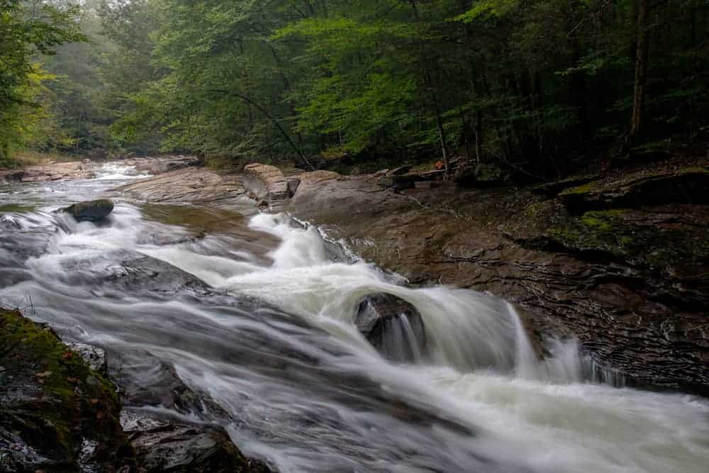 Camión golpeado en frente de tomar Pennsylvania Waterfalls: The Waterfalls of Rock Run in PA's McIntyre Wild  Area - Uncovering PA