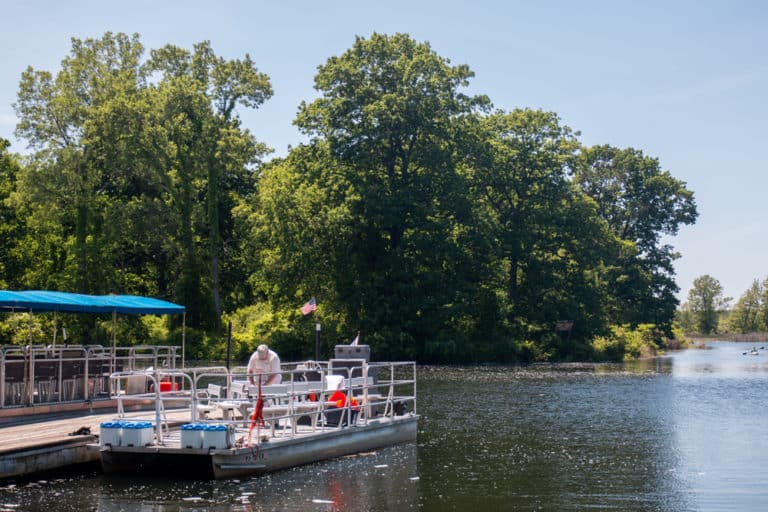 Exploring Presque Isle State Park on a Free Pontoon Boat Tour