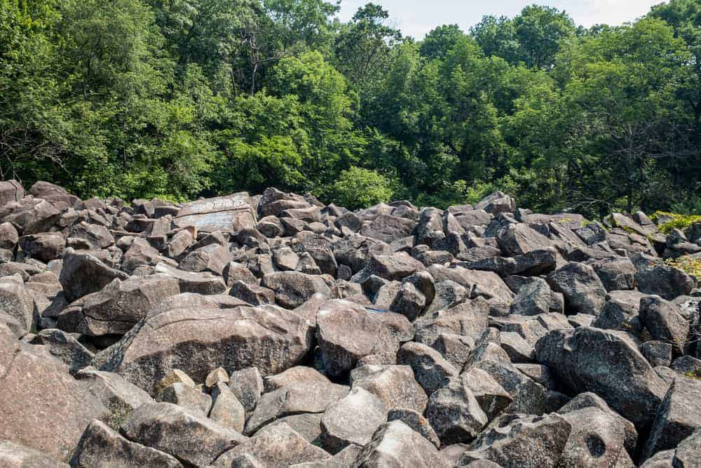 Ringing Rocks Park in Pottstown, PA