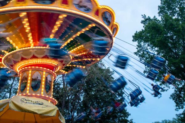 A ride at Waldameer Park in Erie, Pennsylvania