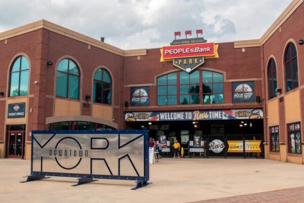 Entrance to PeoplesBank Park in York, Pennsylvania