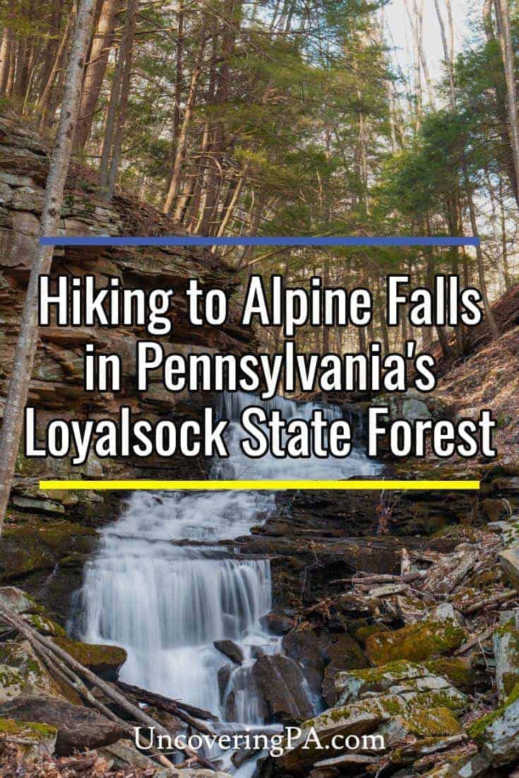 How to Get to Alpine Falls in Loyalsock State Forest - Uncovering PA