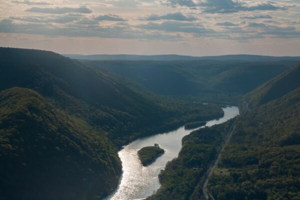 The West Branch of the Susquehanna River from Hyner View State Park