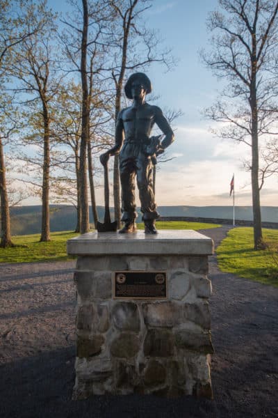 Iron Mike Monument at Hyner View State Park in Renovo PA