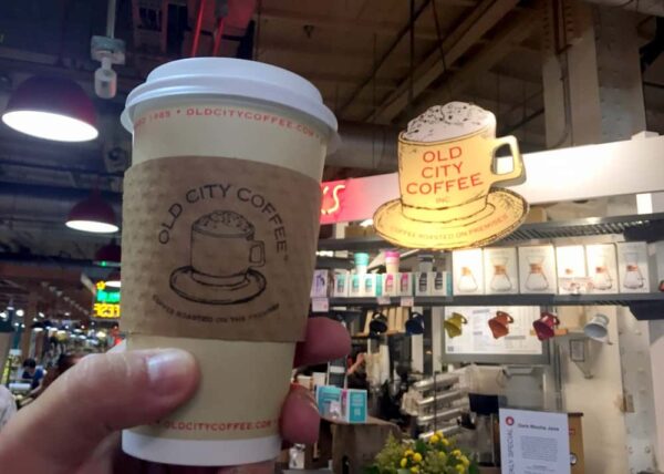 Old City Coffee in Reading Terminal Market in Philadelphia, Pennsylvania