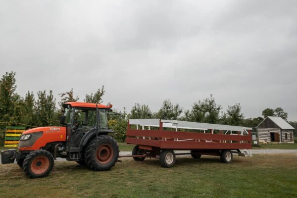 Tractor rides at Mount Airy Orchards in Dillsburg PA