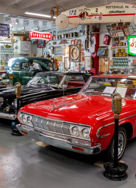 Antique Automobile on display at Jerry's Classic Cars and Collectables Museum in Schuylkill County PA