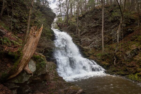 Hiking to Little Shickshinny Falls in Luzern County PA