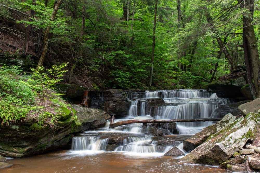 How to get to Pigeon Run Falls in Allegheny National Forest